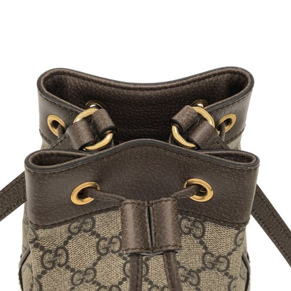 Gucci Ophidia Brown Canvas Shoulder Bag (Pre-Owned) - Picture 11 of 12